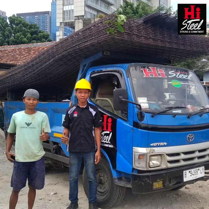 Spesifikasi dan kegunaan Besi Wiremesh SNI 10mm (M10) - 150 X 150 - 2.1m X 5.4m alam proyek konstruksi