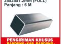 Harga besi hollow galvanis berbagai ukuran terbaru 2025