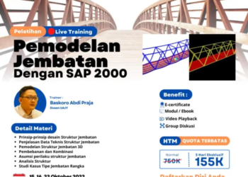 Tutorial Perencanaan struktur jembatan dengan SAP 2000