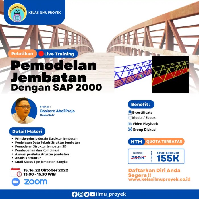 Tutorial Perencanaan struktur jembatan dengan SAP 2000