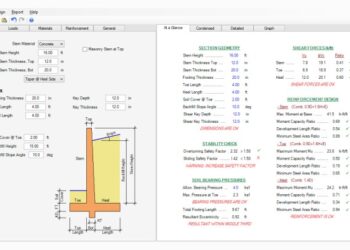 Retaining cantilever rcc excel reinforced bending