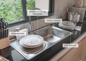 Pengertian sink pada dapur, fungsi dan jenisnya