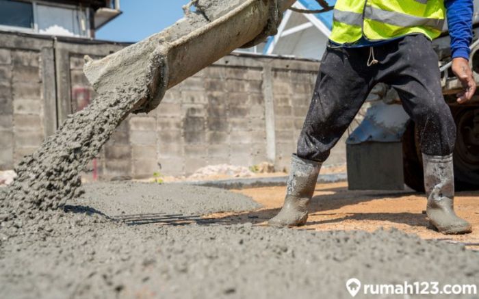 Cara Hitung Takaran Cor Beton Manual