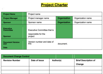 Penjelasan Lengkap Tentang Project Charter