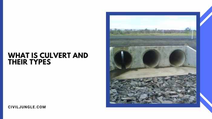 Pengertian Culvert Atau Gorong - Gorong serta Jenisnya