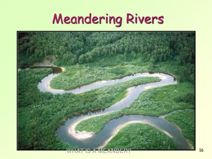 Apa itu Sungai Berkelok-kelok (Meander)